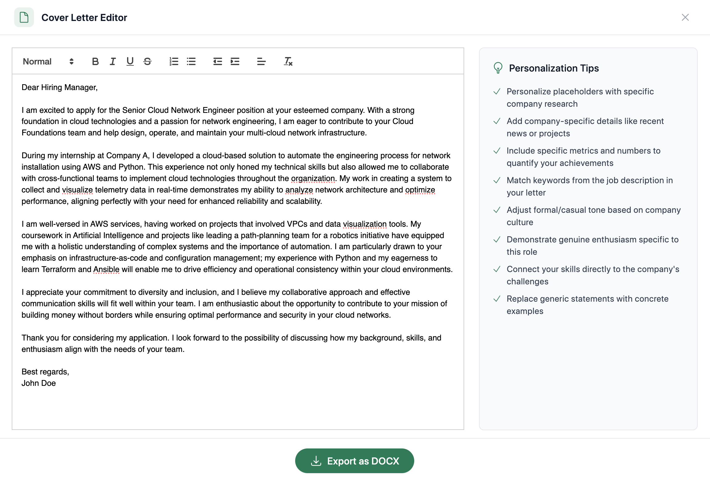 Smart Cover Letters